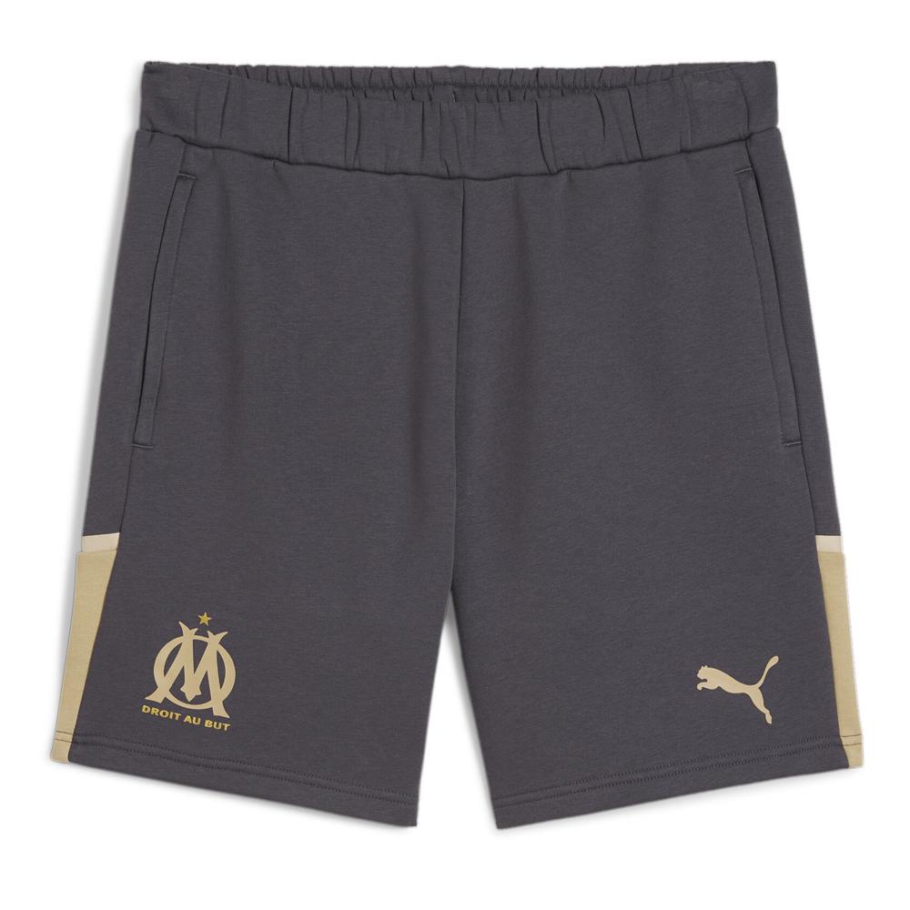 Puma OM Short Noir/Doré Homme foot Puma 2023/2024