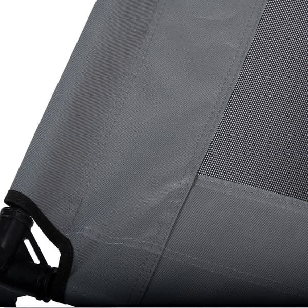 Hundeseng med Ben - Medium, Hevet Design for Bedre Komfort, 63,5 x 81 x 17 cm