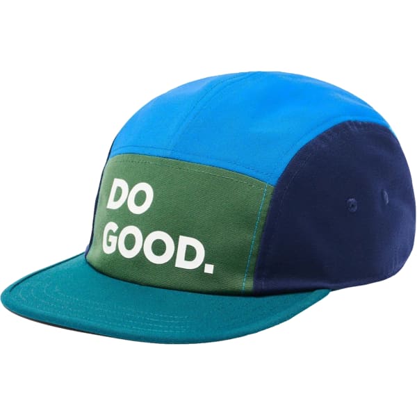 SFS132_Casquettes COTOPAXI DO GOOD 5-PANEL HAT FOREST & DEEP OCEAN