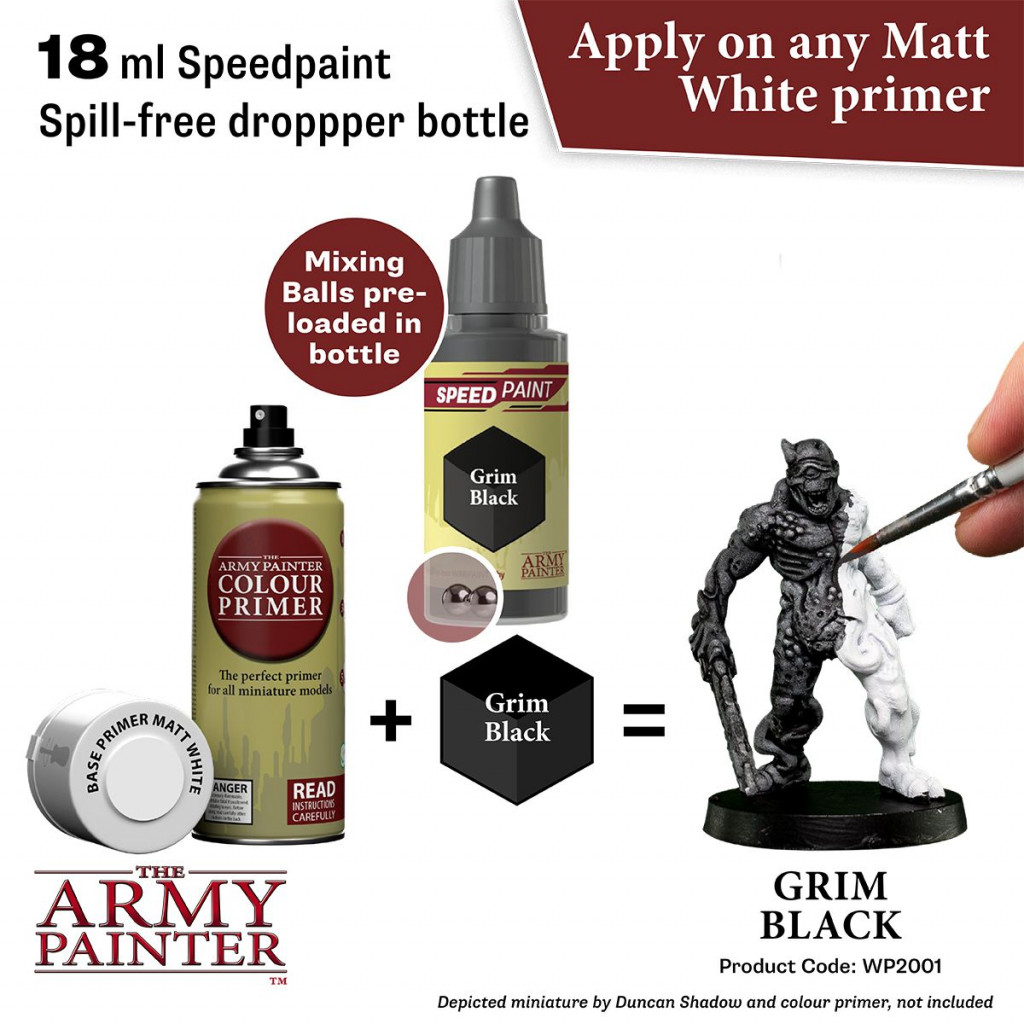 Army Painter - Speedpaint Grim Black