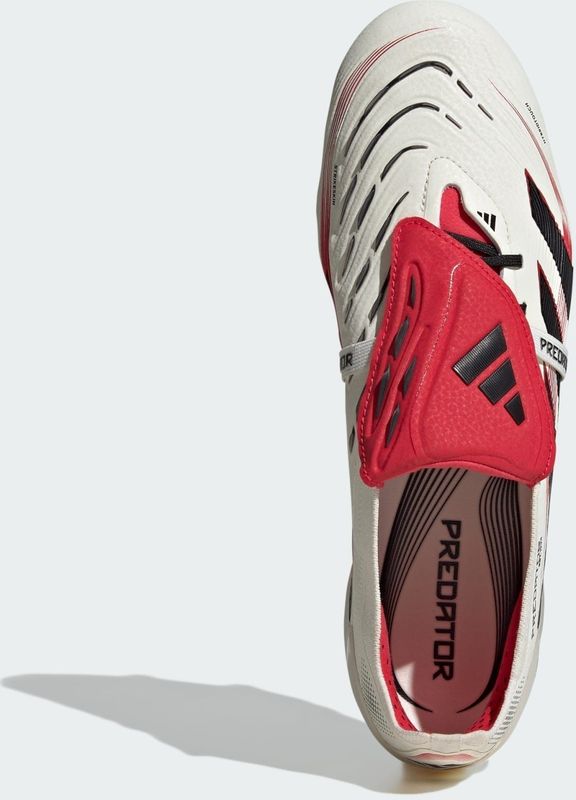adidas - Predator Elite FT - Voetbalschoenen - Wit Zwart Rood - Synthetisch Materiaal