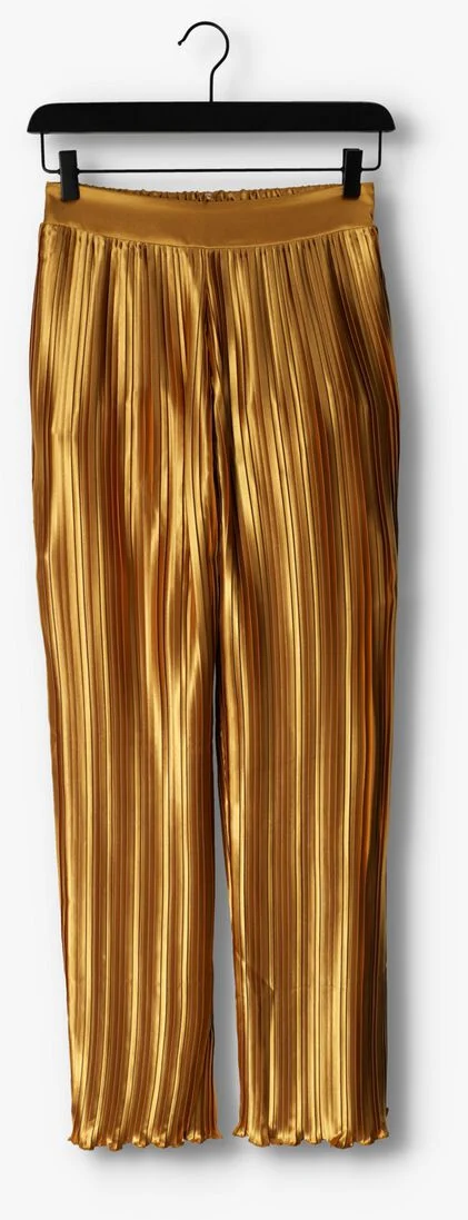 AMAYA AMSTERDAM gouden amaya amsterdam wijde broek abby plisse pants