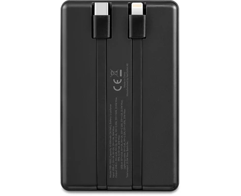Andersson Powerbank PRB-C1000 – 10.000 mAh med innebygde kabler