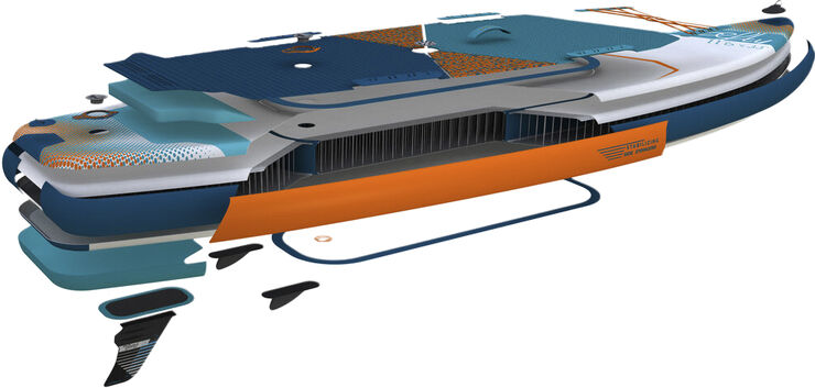 Firefly iSUP 500 III Stand-Up-Paddleboard Blå