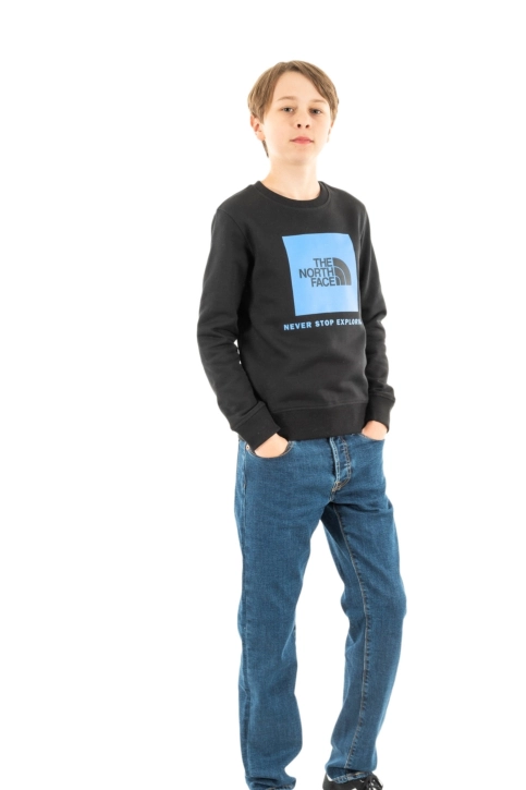 Sweat the north face redbox crew ogf1 black/optic blue