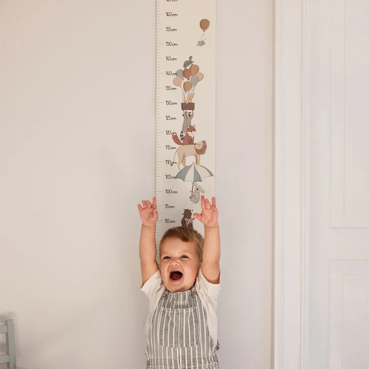 Sebra - Kinder Messlatte, World of Sebra, beige