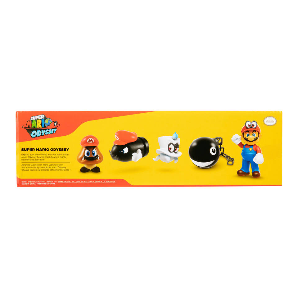 Nintendo Super Mario Odyssey 5-pack figurenset - 6 cm