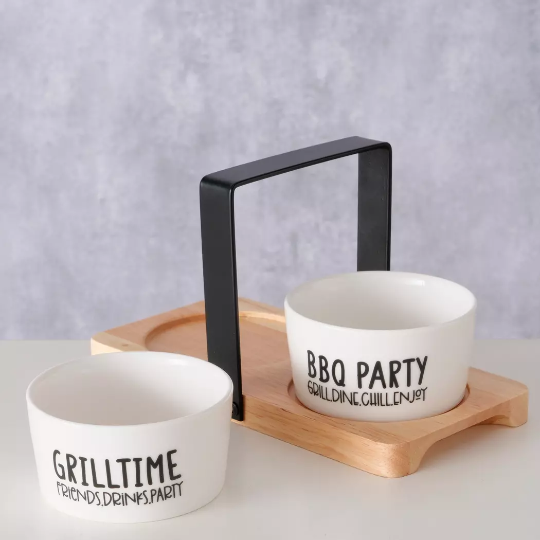 Schale Grillhouse 3tlg.