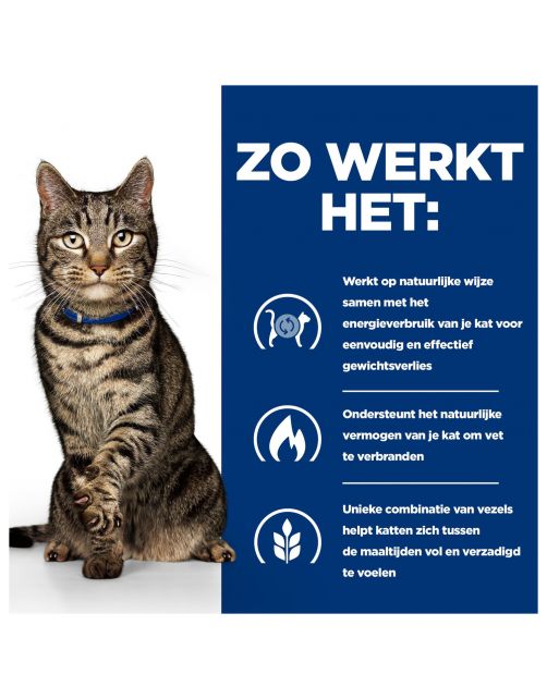 Hill's Prescription Diet Metabolic Weight Management Maaltijdzakjes - Kattenvoer - Kip 12x85 g