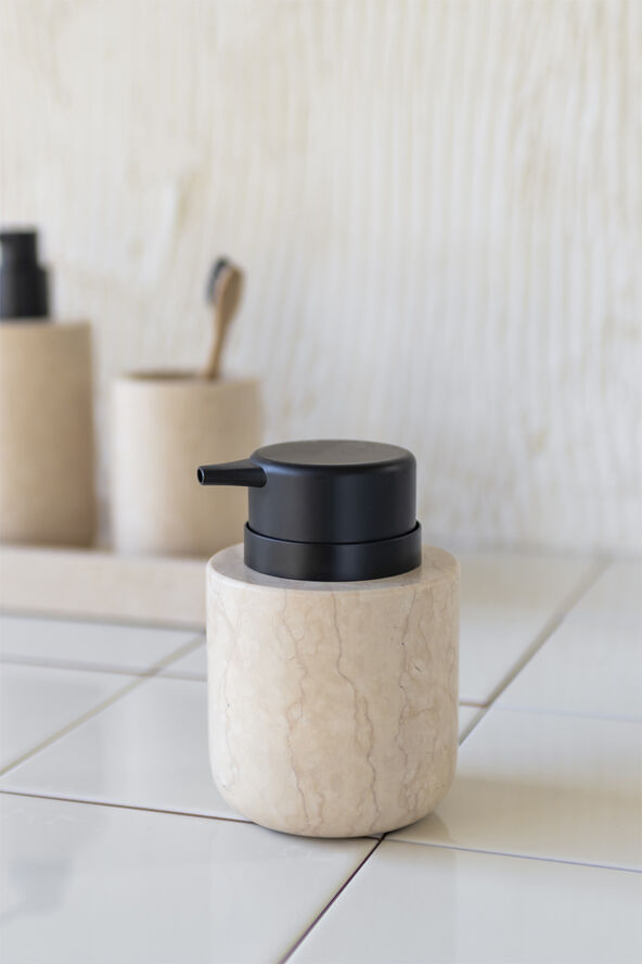 Mette Ditmer MARBLE dispenser, low Sand