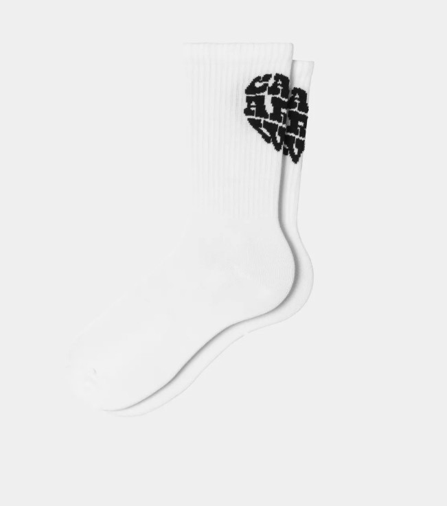 Carhartt WIP Heartbreaker Socks White / Black