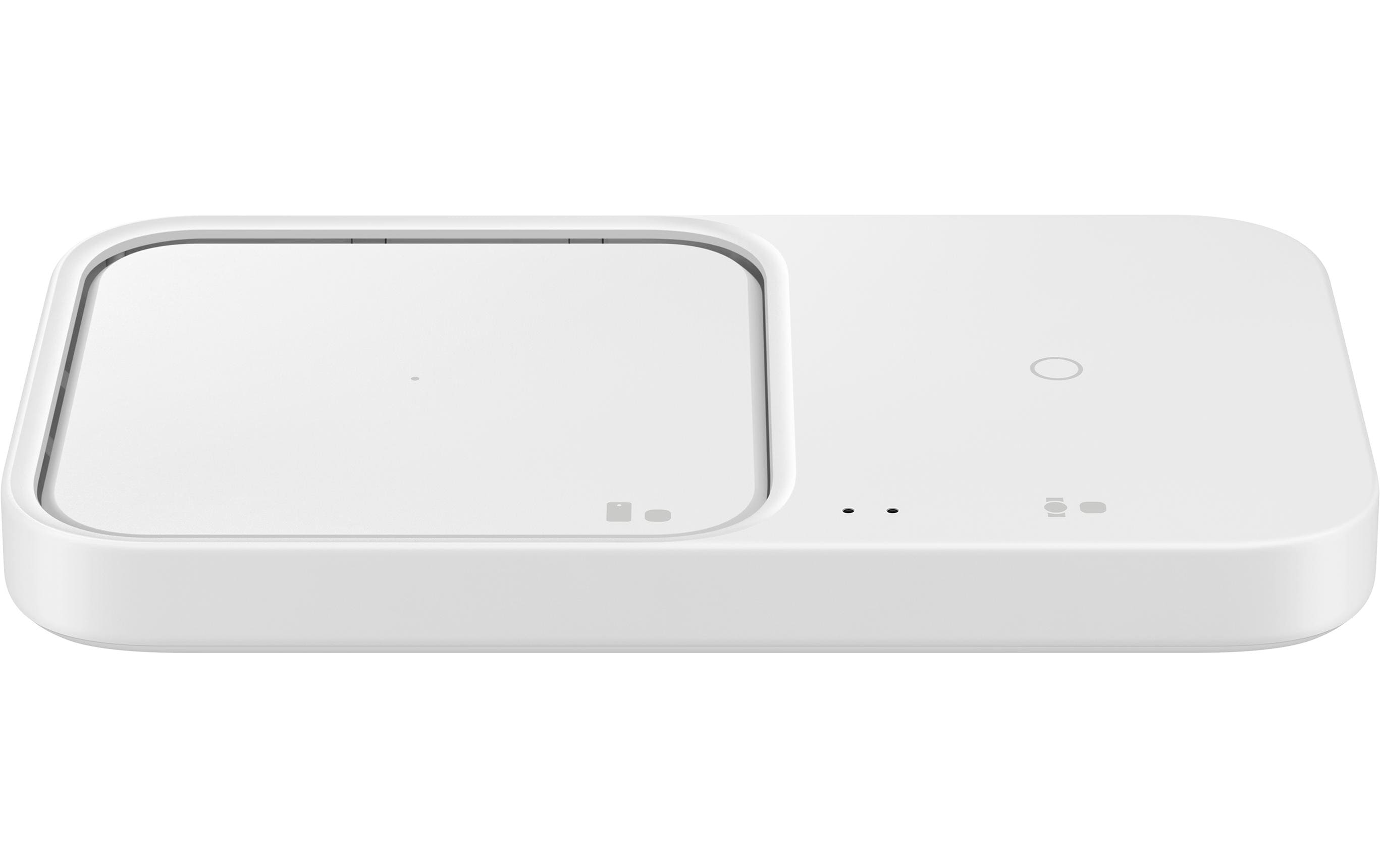 Wireless Charger Pad Duo EP-P5400 WeissInduktives Ladepad für kompatible Smartphones, Galaxy Watch und Galaxy Buds