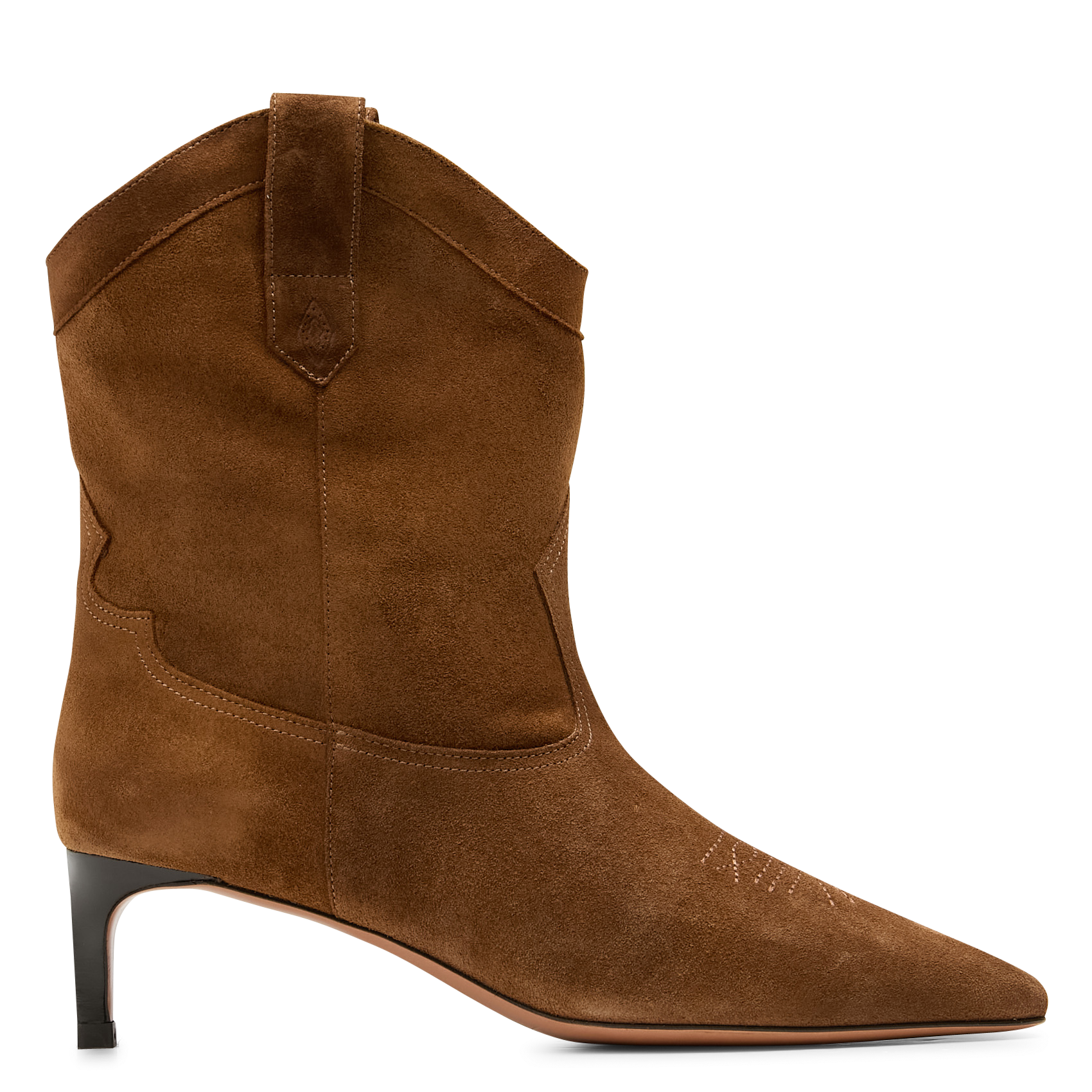 CIAGO - Bottines en cuir velours | Marron