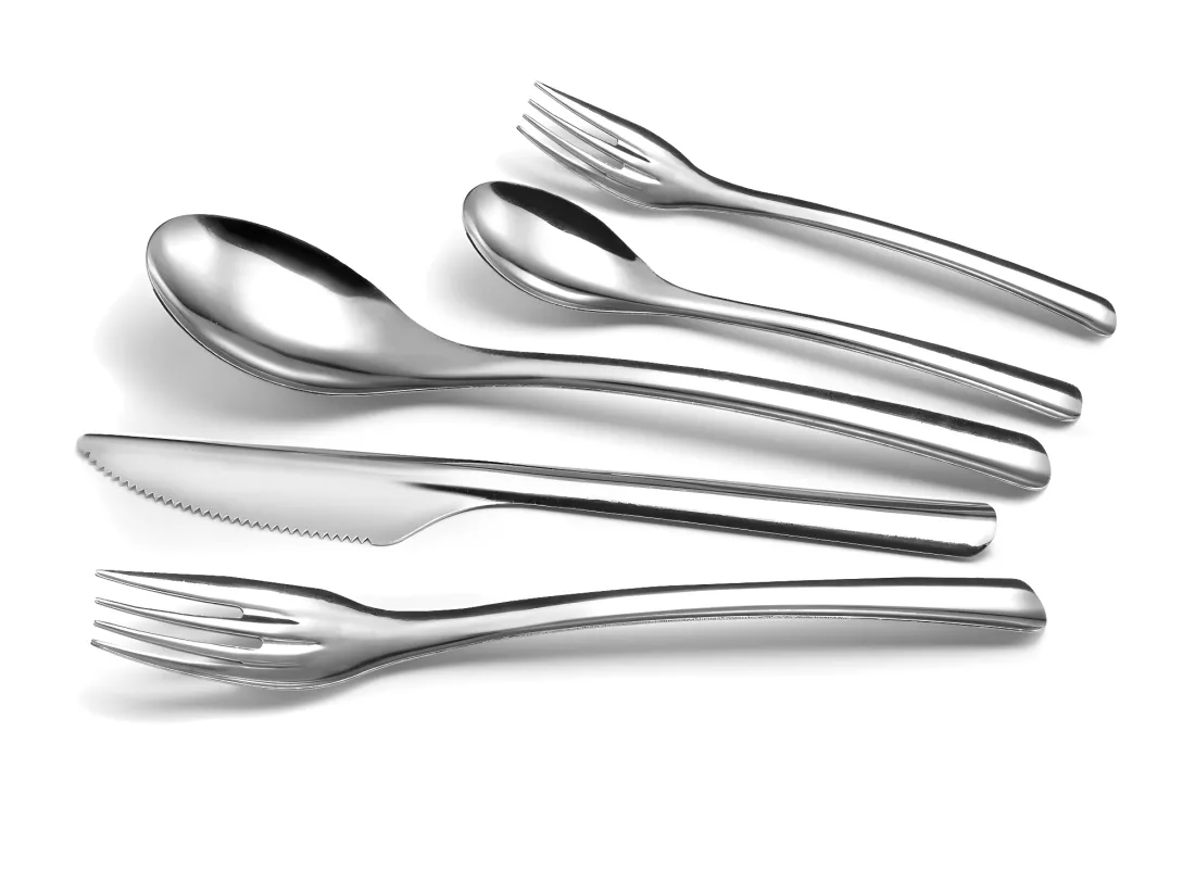 Slim2 - 60 couverts réutilisables & recyclables pour 12 personnes