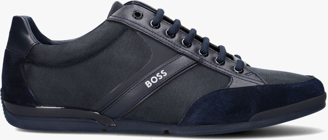 BOSS blauwe boss lage sneakers saturn lowp
