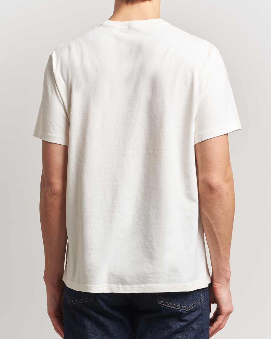 Levi's Relaxed Fit Printed Crew Neck T-Shirt Egret White