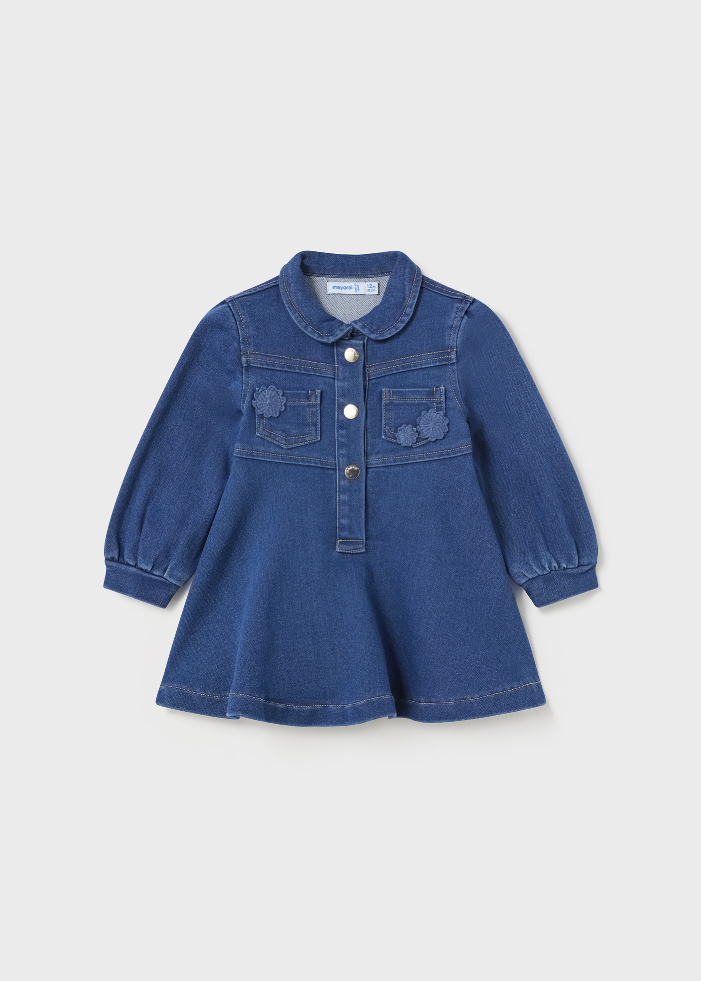 Vestido jeans para bebê