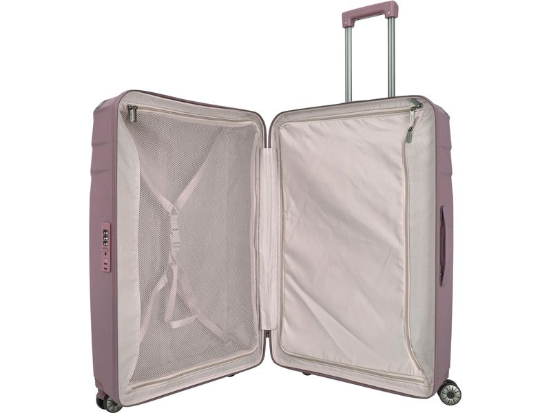 travelite Koffer Elvaa Trolley L 102 l, Rosa Reisekoffer