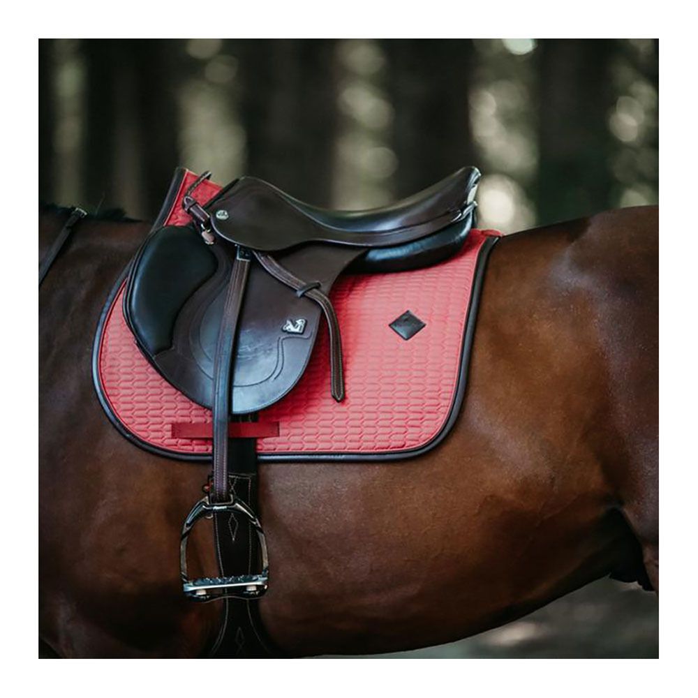 Kentucky COLOR EDITION LEATHER - Tapis dressage corail