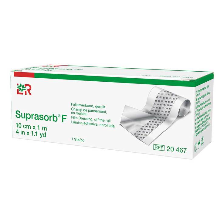 Suprasorb F Folien Wundverband 10cmx1m gerollt unste., 1 St