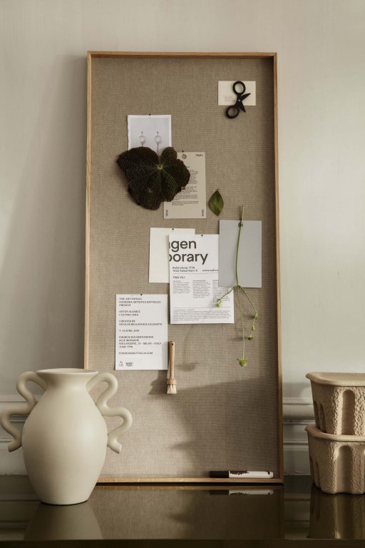 Ferm Living Scenery prikbord 100x45 black