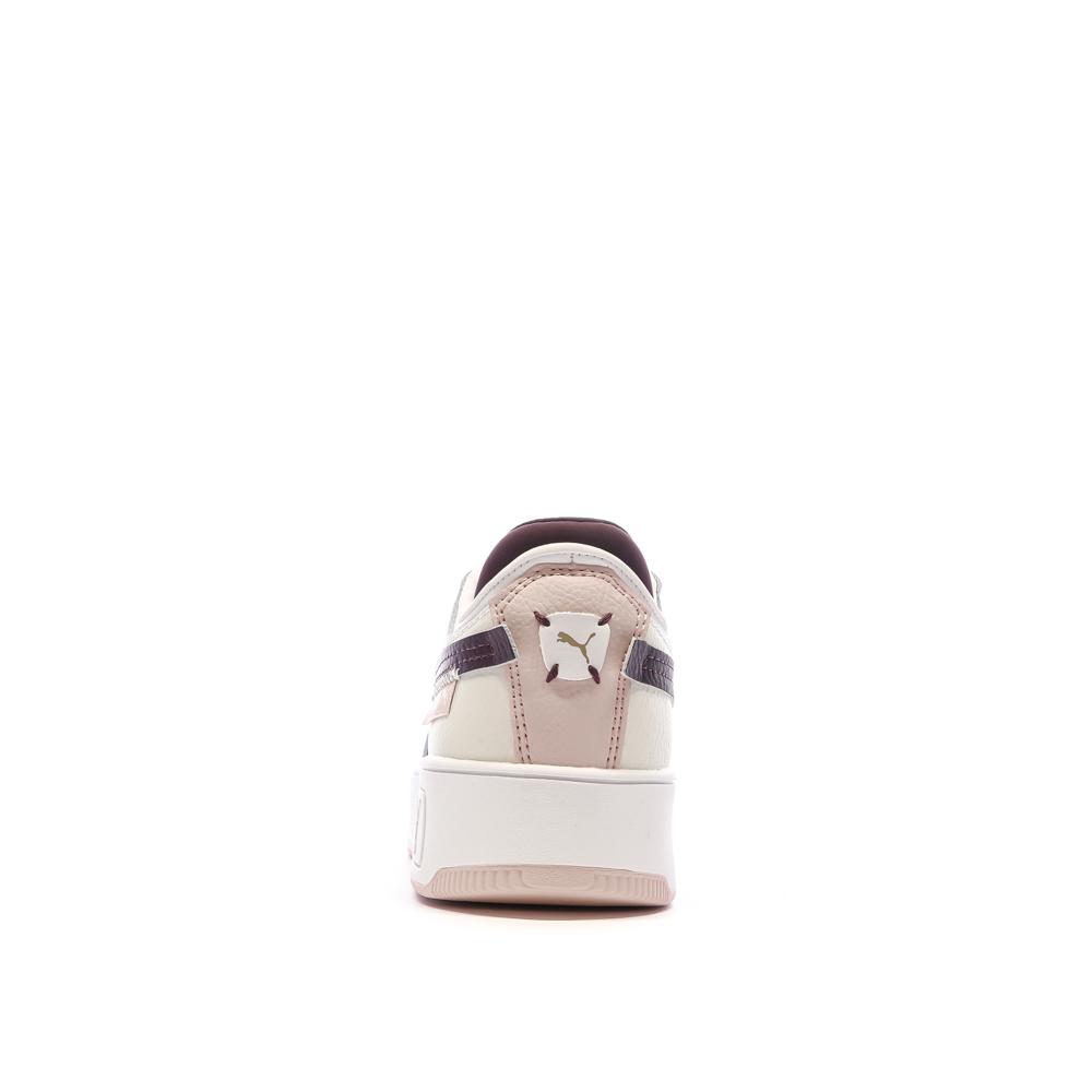 Puma Chaussures Beige/Bordeaux Femme Puma Carina Street VTG