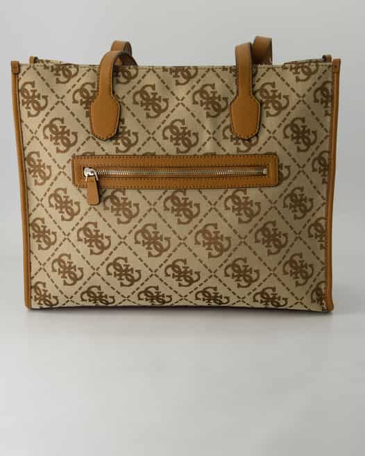 Guess Silvana Girlfriend Tote Handtasche in Beige