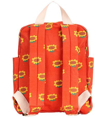 Bobo Choses Kindergartentasche - Orange m. Sonnenblumen