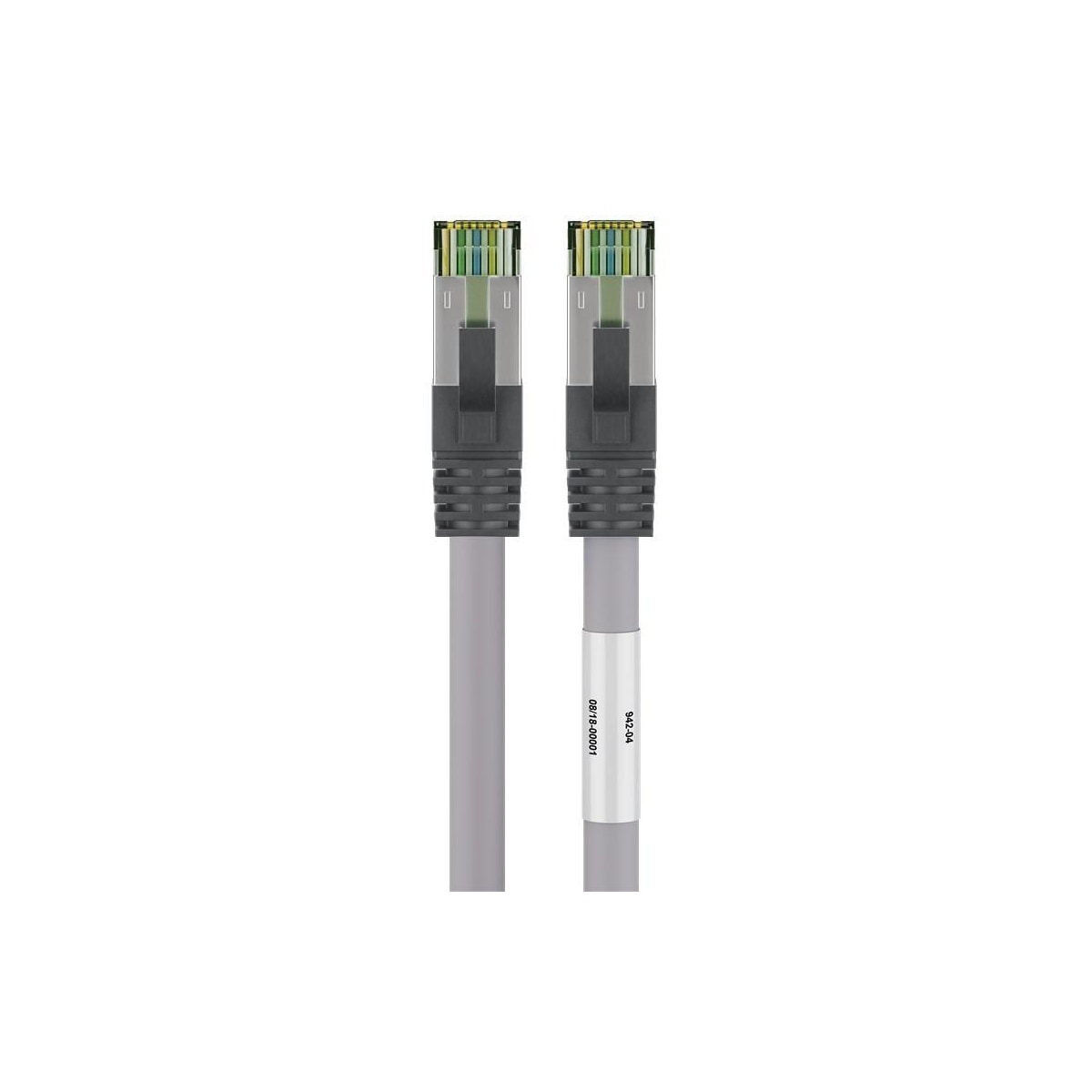 Goobay CAT 8.1 patchledning, S/FTP (PiMF), grå