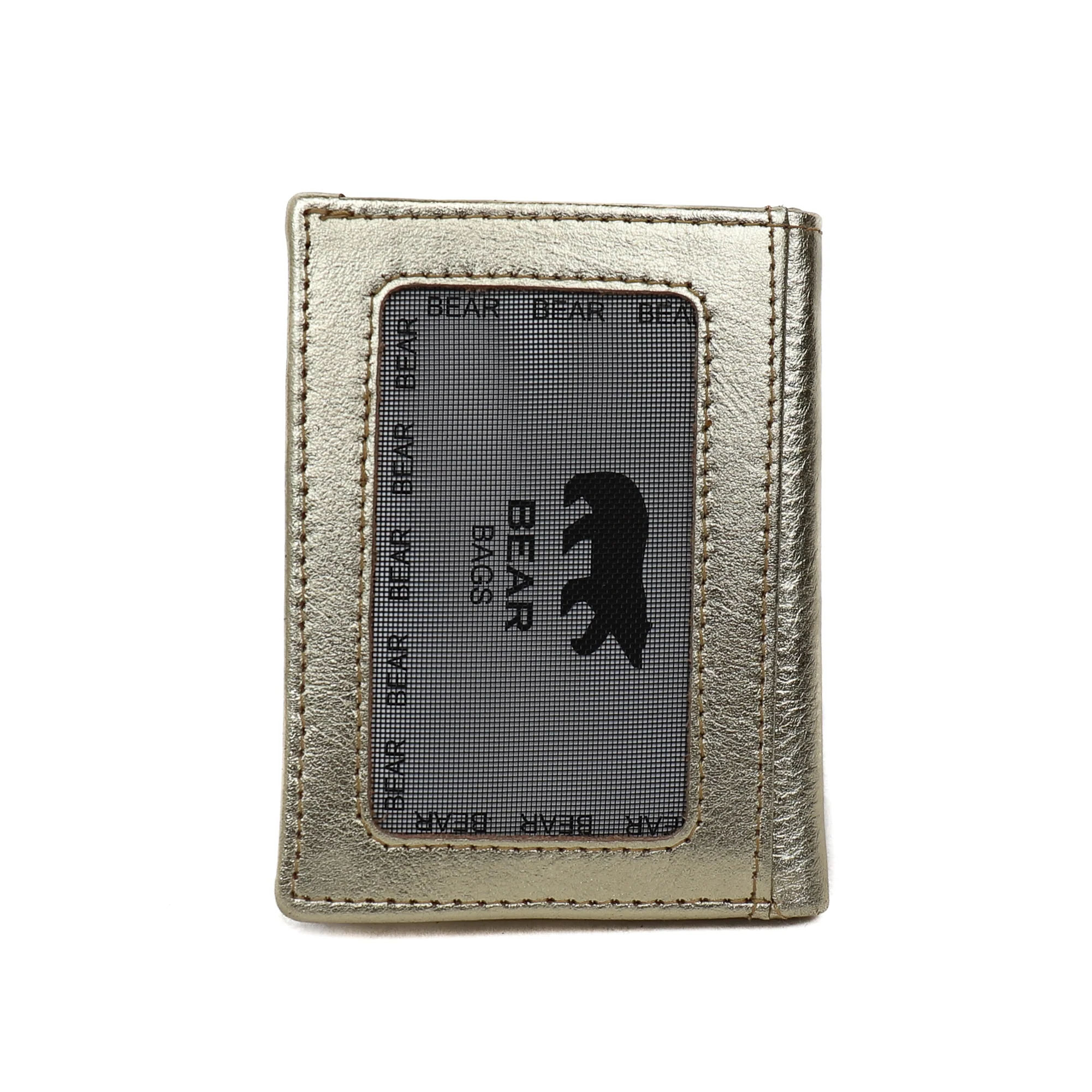 Bear Design Callisto Pelle Pasjeshouder Cas Champagne CP7040