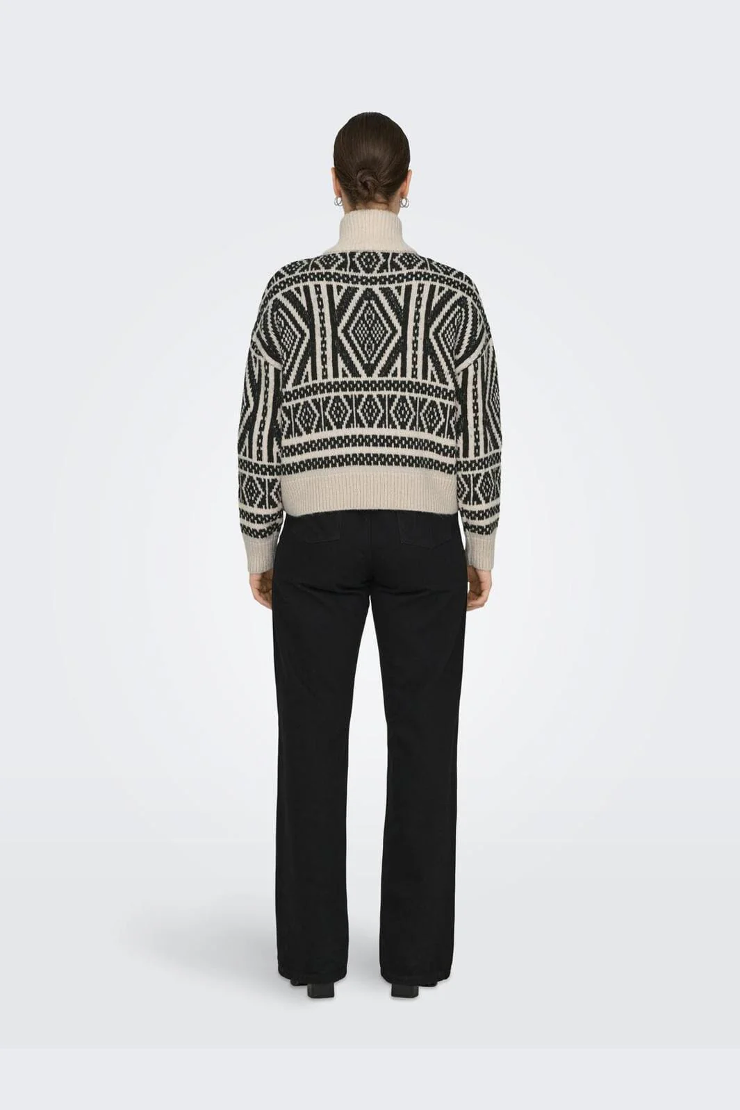 Only Onlfelicia Ls Zip Pullover Knt