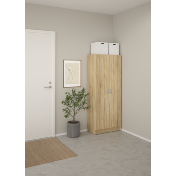 Multifunctionele kast Fabian eiken 170x70x35cm