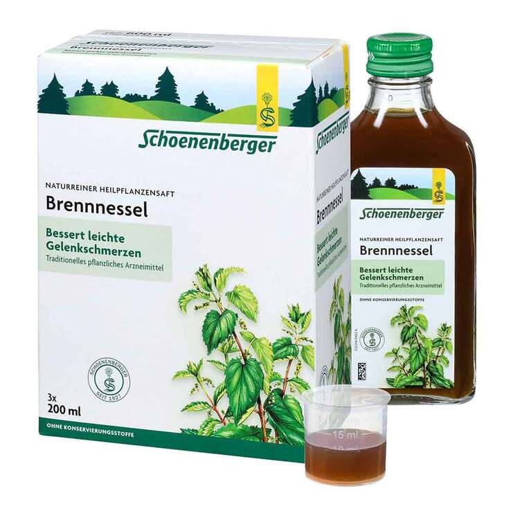 Brennesselsaft Schoenenberger, 3X200 ml