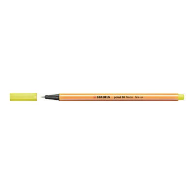 STABILO Point 88 - Feutre fin - 0.4 mm - jaune fluo