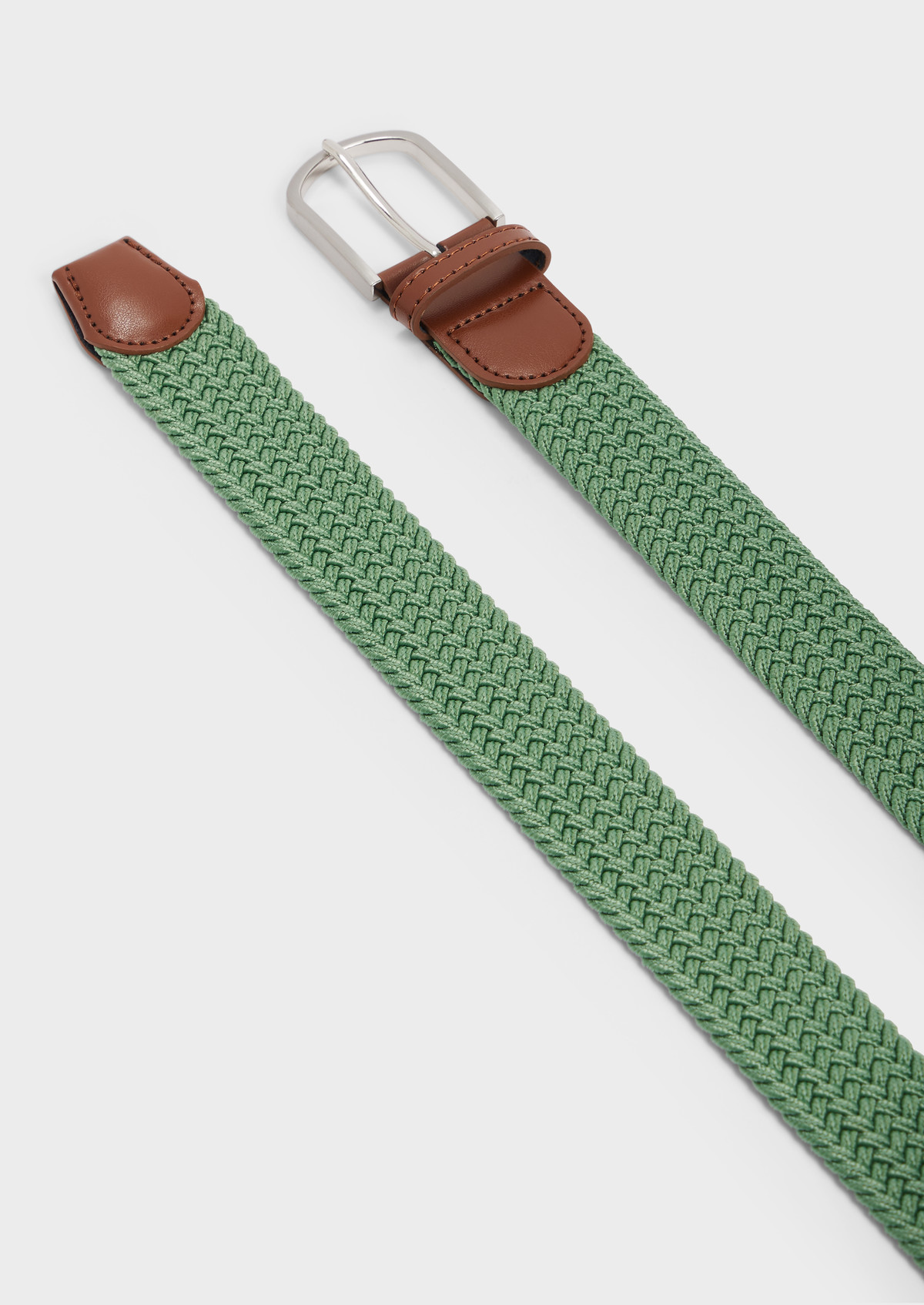 Ceinture tressée verte