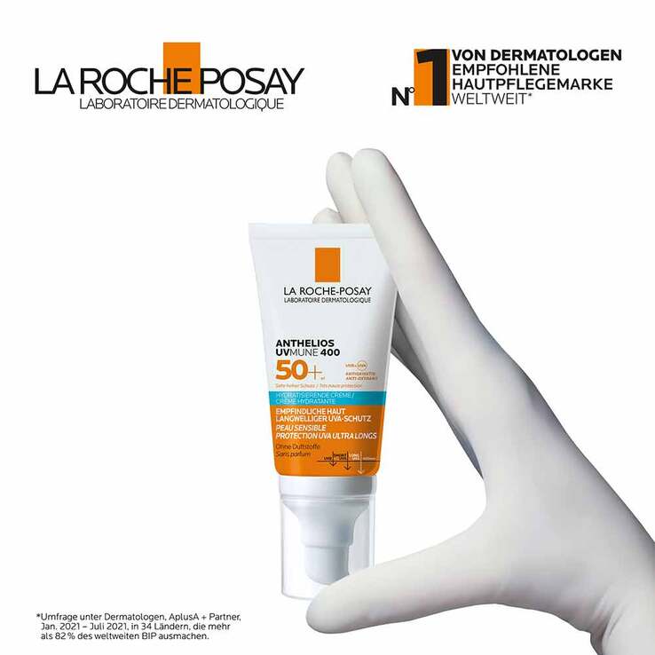 La Roche Posay Anthelios hydratisierende Creme UVmune LSF 50 +, 2x50 ml