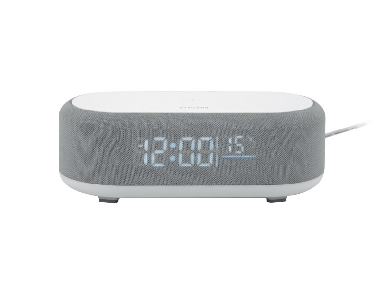 Alarm Clock Vogue w. Phone Charger And Blue Tooth KA6033BK Black