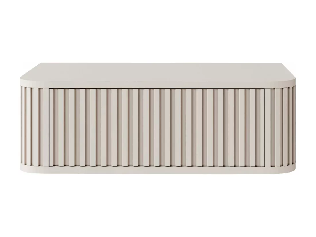 Table de chevet suspendue - 63 cm - grège - OVARLO