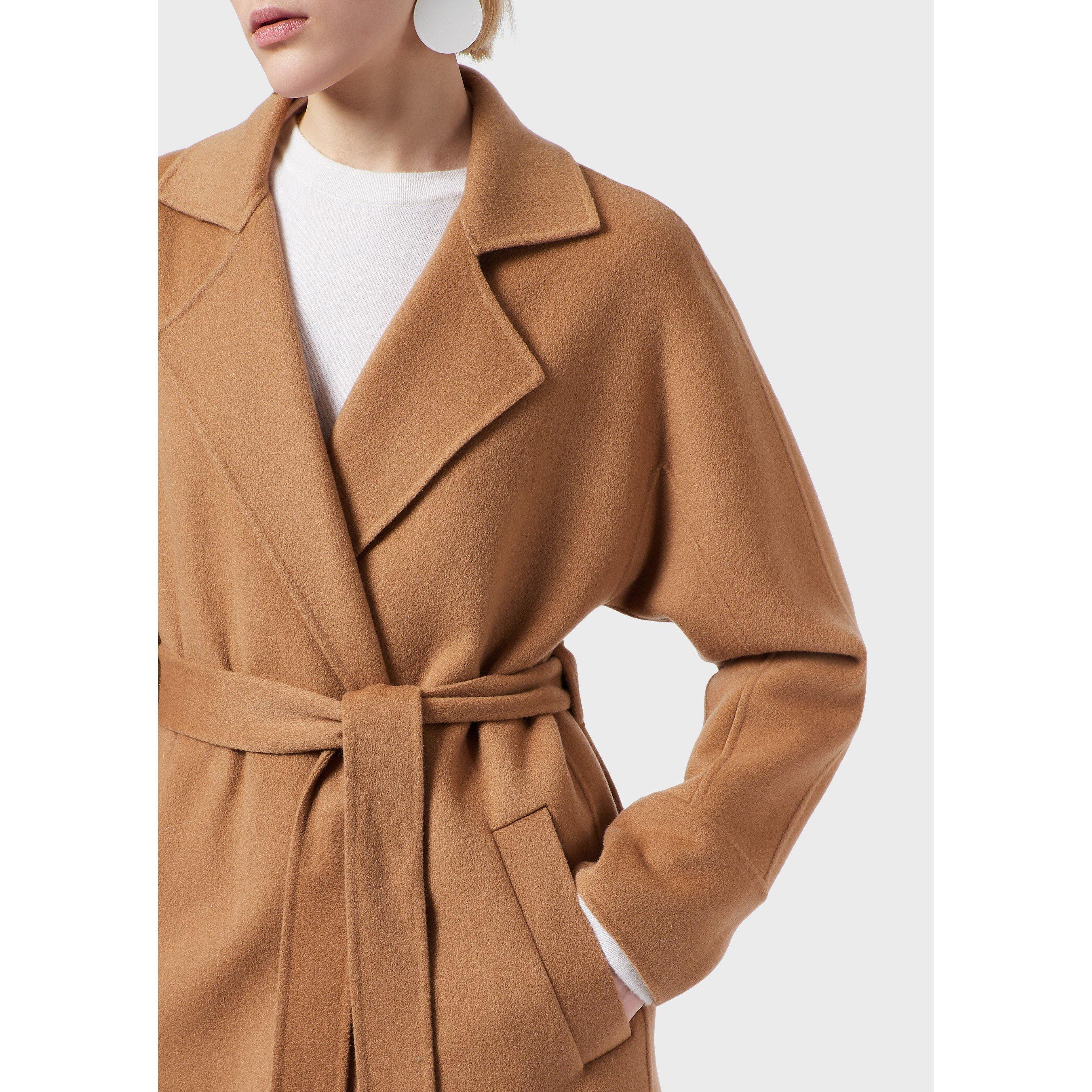 Emporio Armani Belted Overcoat