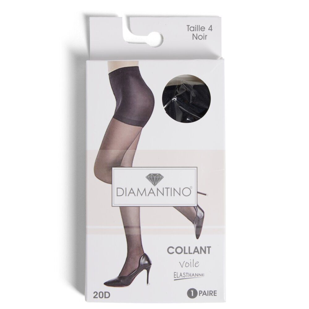 Collant noir voile 20D T2/3/4