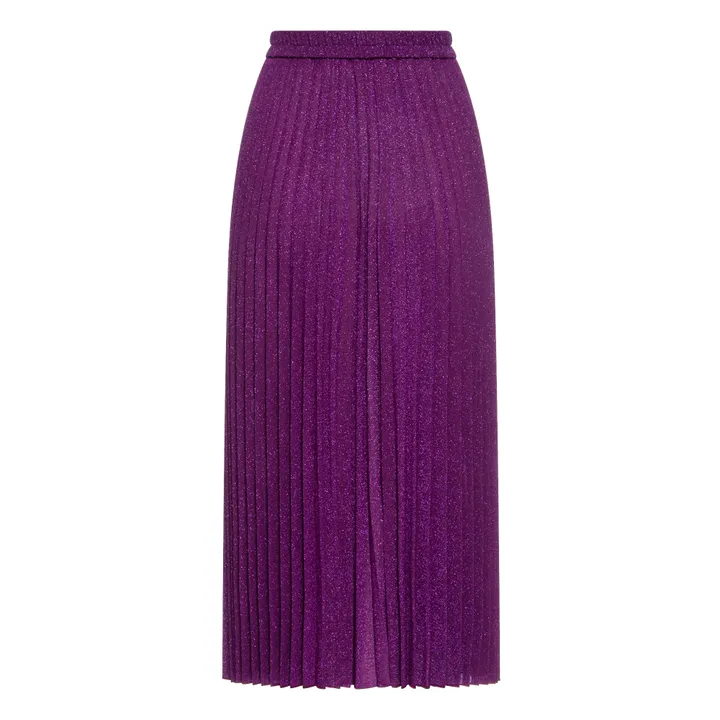 Momoni Jupe Emi Métallisée | Violet