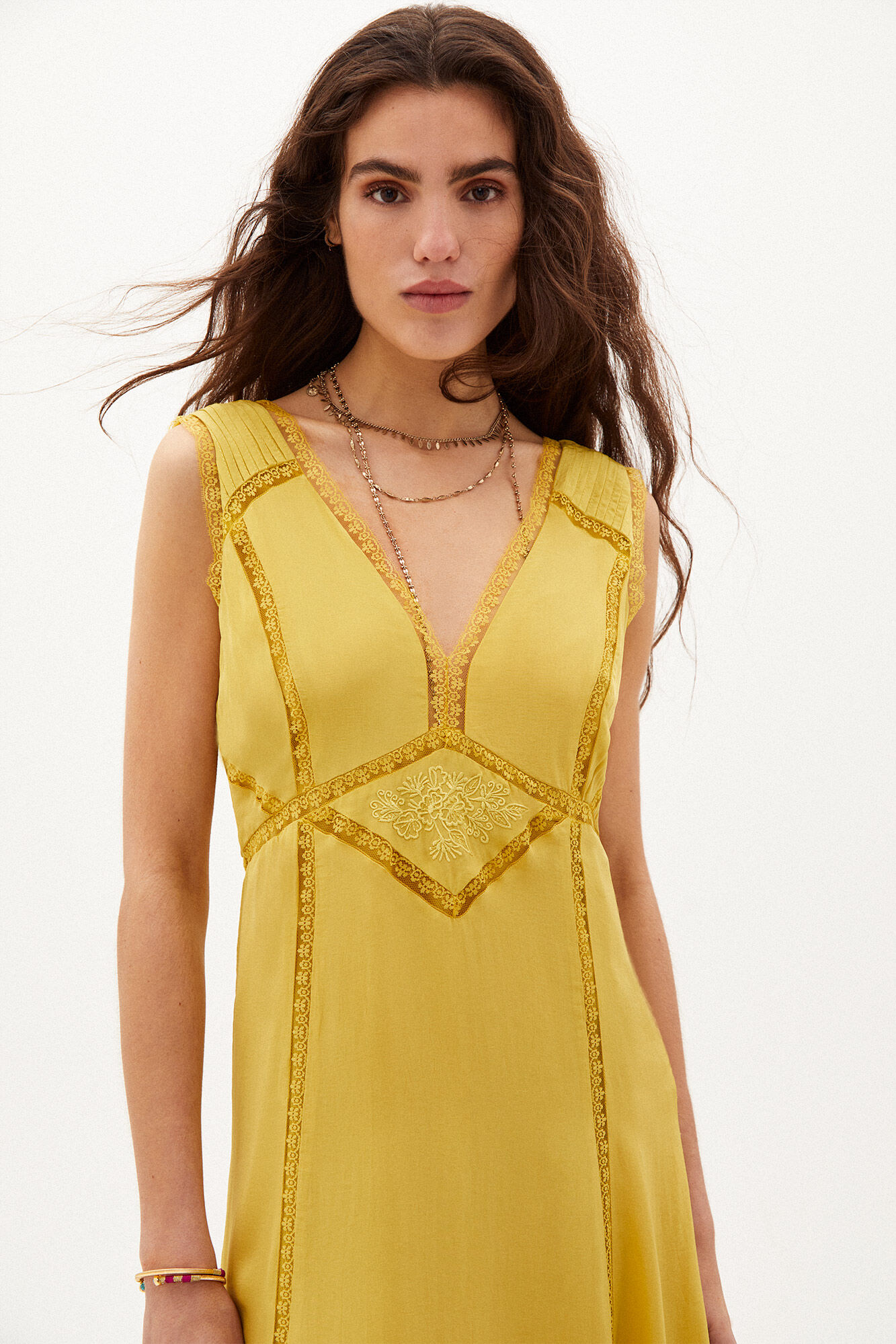 Vestido longo Megan Lingerie - Estampado