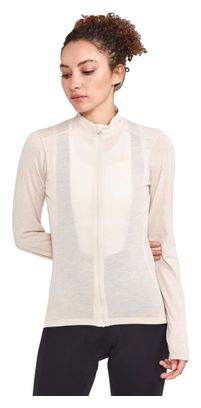 Maillot Manches Longues Craft Core Bike Essence Femme Beige