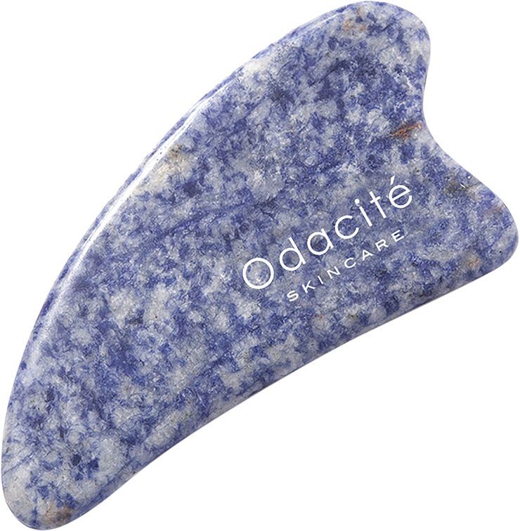 Odacité Crystal Contour Gua Sha - Blue