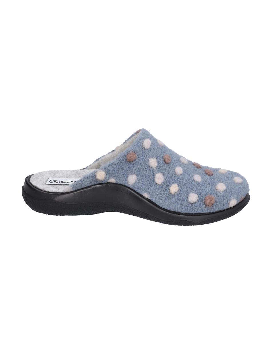 Hausschuh Roubaix 05, blau-multi