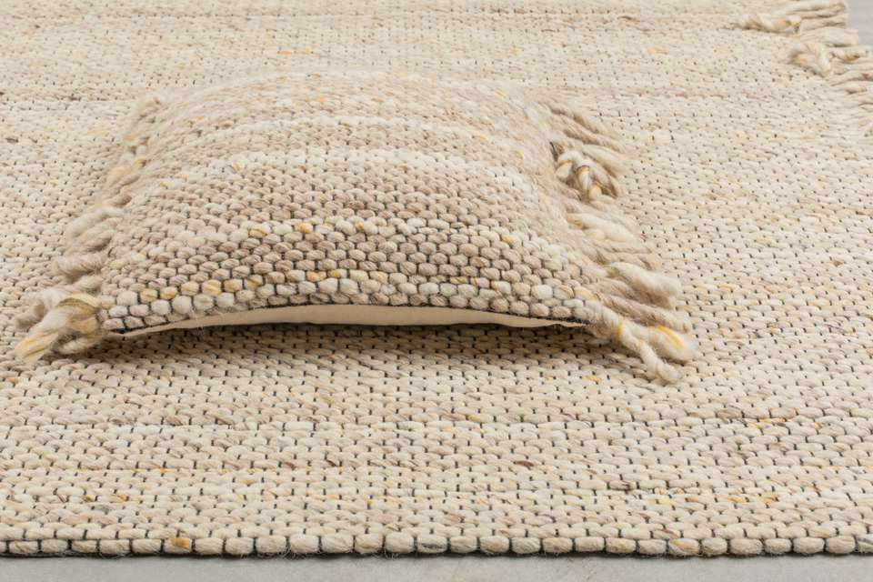 Vloerkleed Frills beige