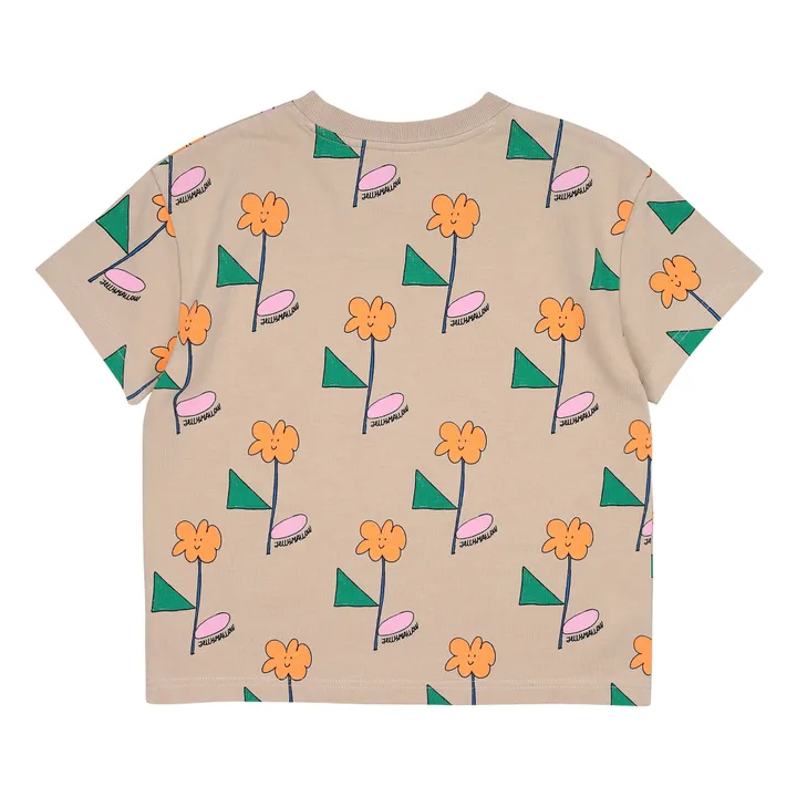 Jelly Mallow T-Shirt Fleur Orange | Beige