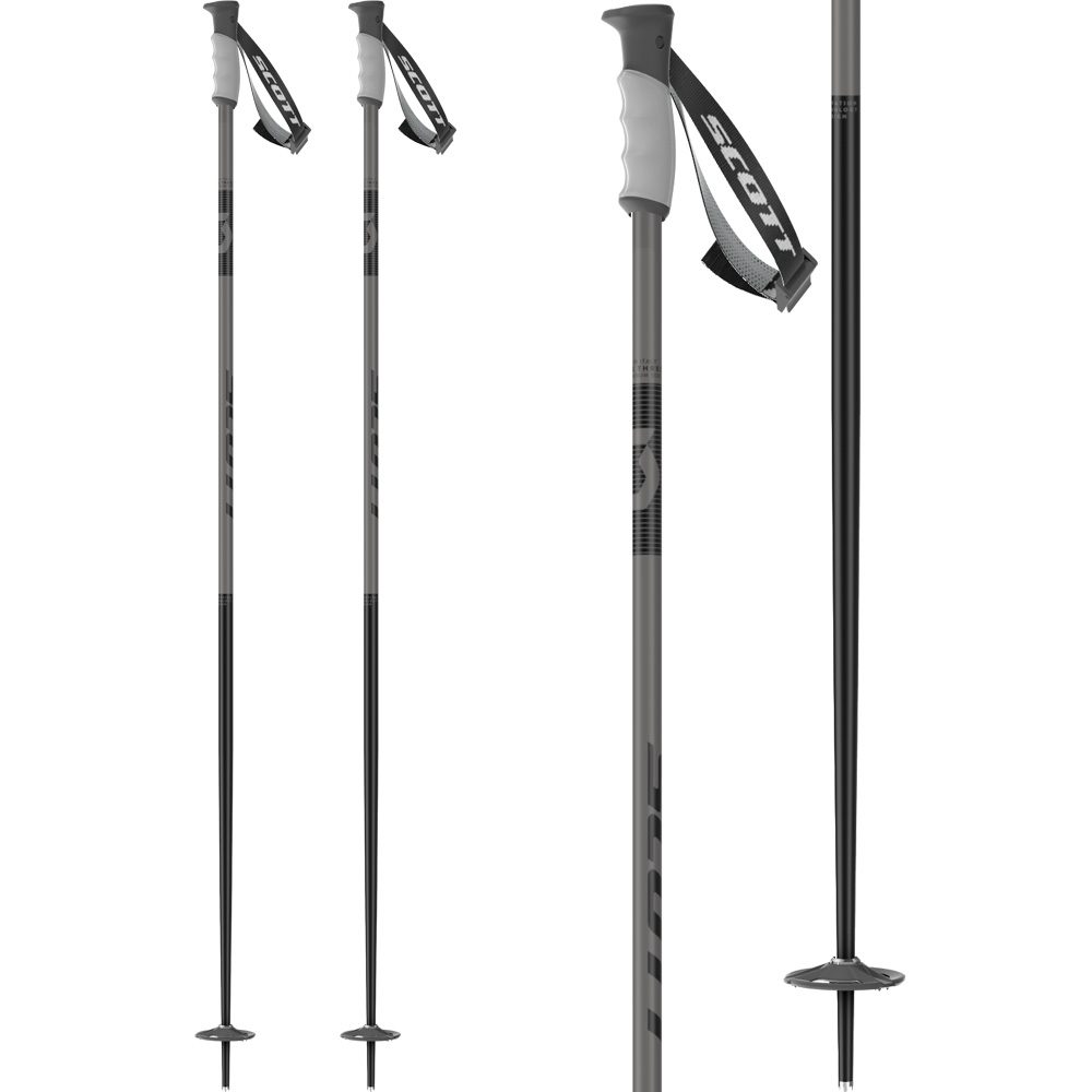 Scott Signature Alpin Skistöcke schwarz