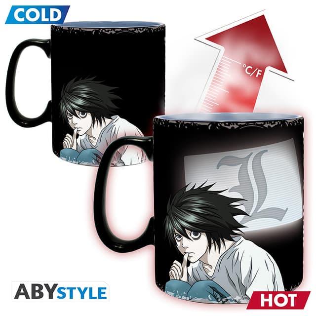 ABYStyle Death Note varmeskiftende kop (Kira og L)