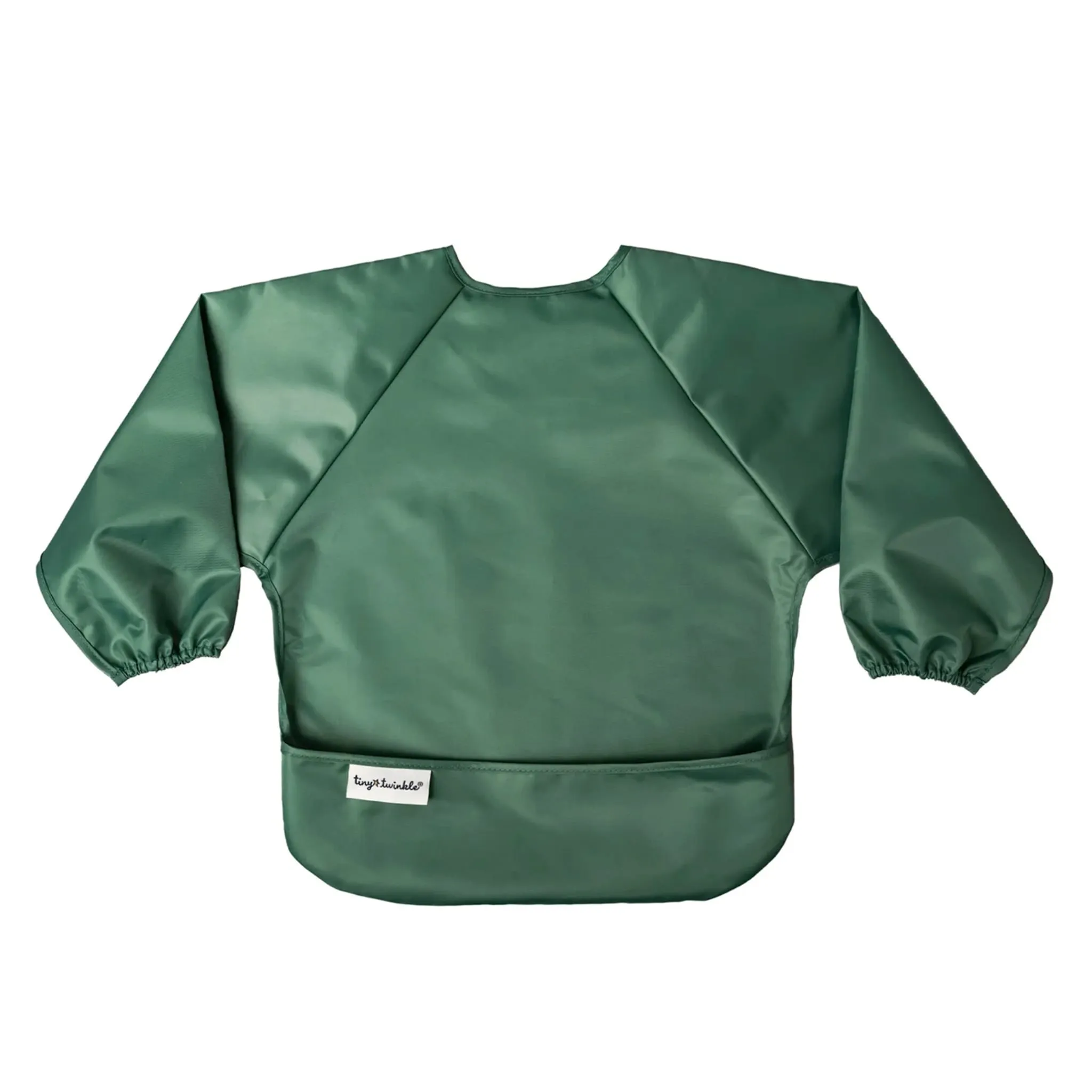 Tiny Twinkle Bavoir Manches Longues (2) - Bleu  Olive